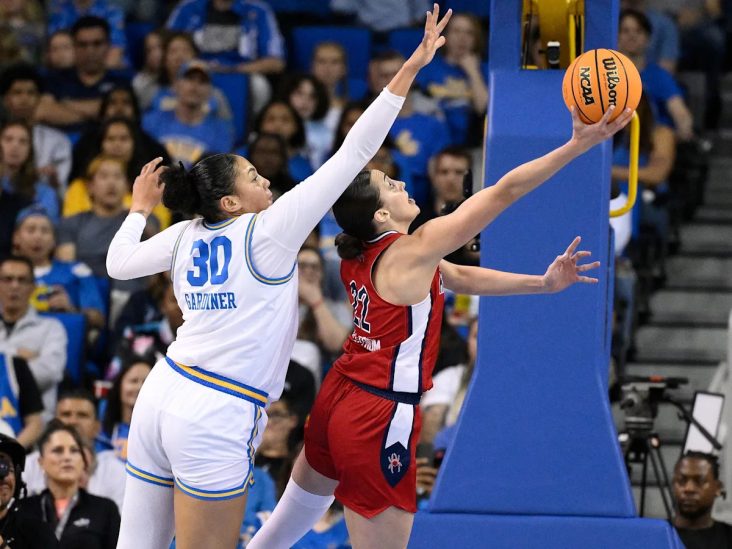 Which UCLA Bruins missed the exhibition against Team Canada?