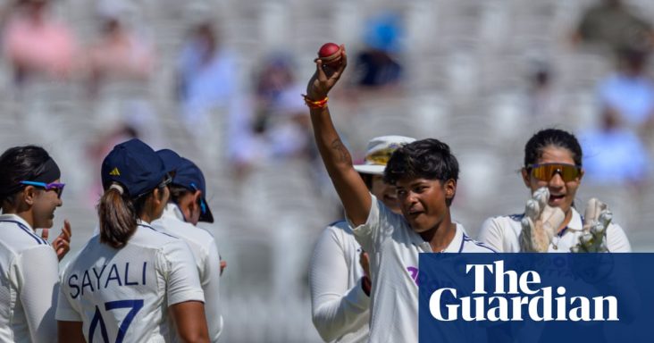 Kranti Gaud makes history as India turn up heat on England in women’s Test | Women’s cricket