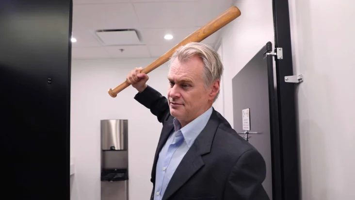 Bat-Wielding Christopher Nolan Confronts Man Using Bathroom During ‘The Odyssey’