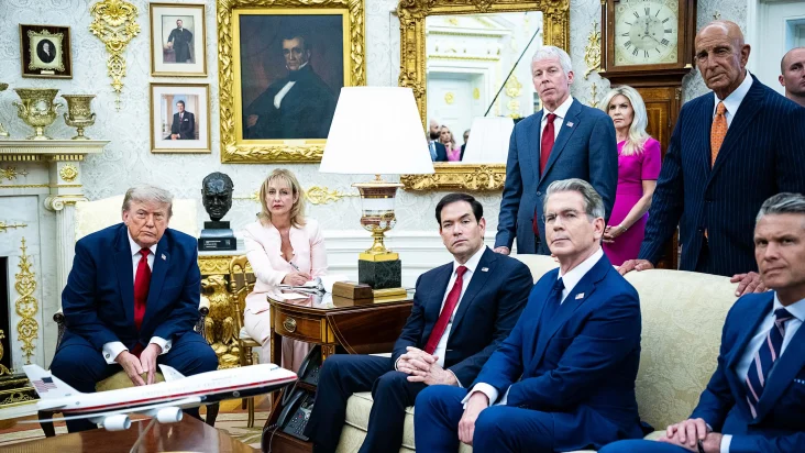 Everyone In Oval Office Meeting Currently In Some Stage Of Stroke