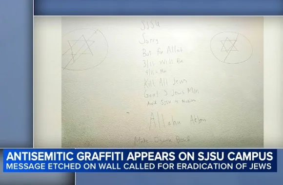 SJSU vandalism against Jews, Muslims committed by ‘100% woke … social justice activist’: FBI