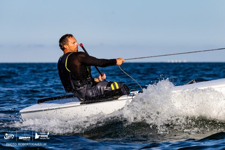 Valerian Lebrun leads the Finn Class inaugural WTF Grand Slam after four events • Live Sail Die