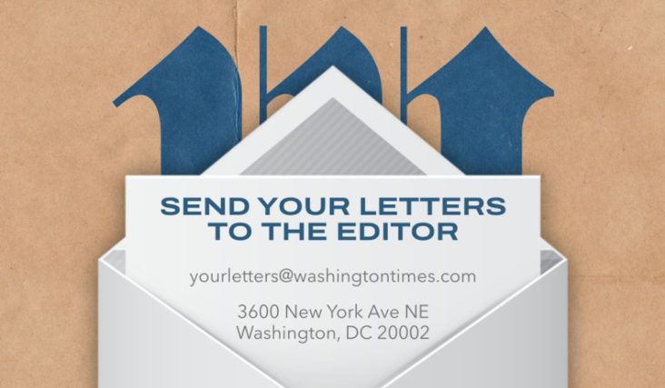 Letter to the editor: A ‘funny’ that wasn’t funny at all – Washington Times