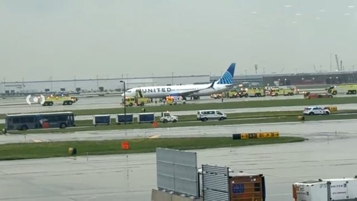United Airlines Flight 455 blows tire during takeoff at Chicago O’Hare International Airport: FAA; video shows emergency response