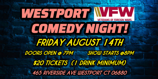 Summer comedy night returns to Westport VFW this Friday