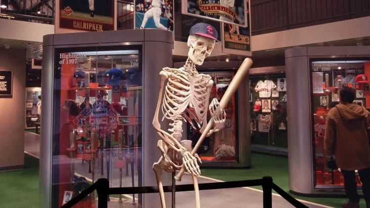 Baseball Hall Of Fame Displays Fossilized Skeleton Of Stan Musial