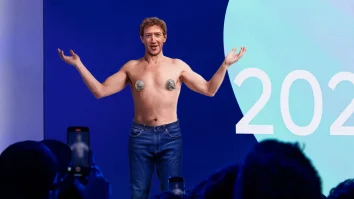 ‘Behold, Meta’s New AI,’ Says Mark Zuckerberg Covering Nipples In Tinfoil