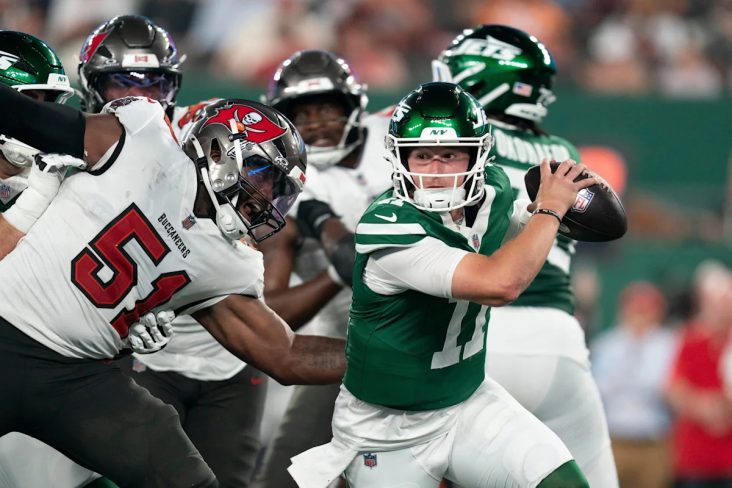 VIDEO: Breaking down Bailey Zappe’s 2 INT Jets preseason debut